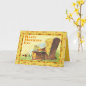 St-Moederdag_Stoel Kaart (Gele Bloem)