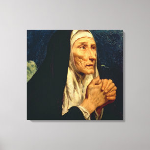 St. Monica Canvas Afdruk