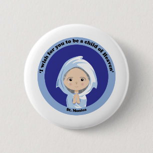 St. Monica Ronde Button 5,7 Cm