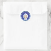St. Monica Ronde Sticker (Tas)