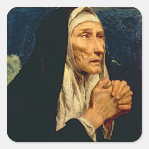 St. Monica Vierkante Sticker