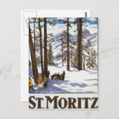 St.Moritz Briefkaart (Voorkant / Achterkant)