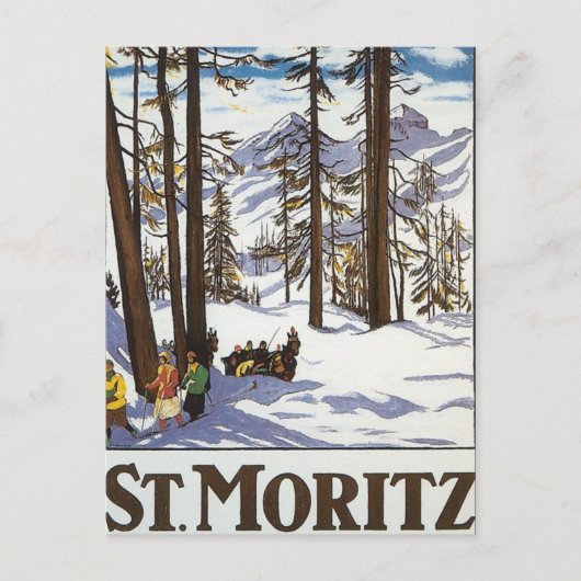 St.Moritz Briefkaart (Voorkant)