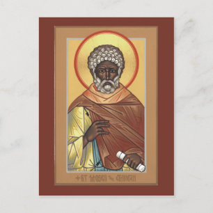 St. Mozes de Ethiopische Gebed Kaart
