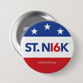 "ST. N16K" 3"-toets Ronde Button 7,6 Cm (Voorkant /achterkant)