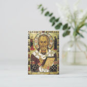 St. Nicholas, le travailleur émerveillé Carte de p (Debout devant)