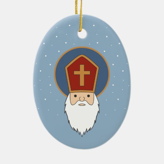 St Nicholas Ornament (Achterkant)