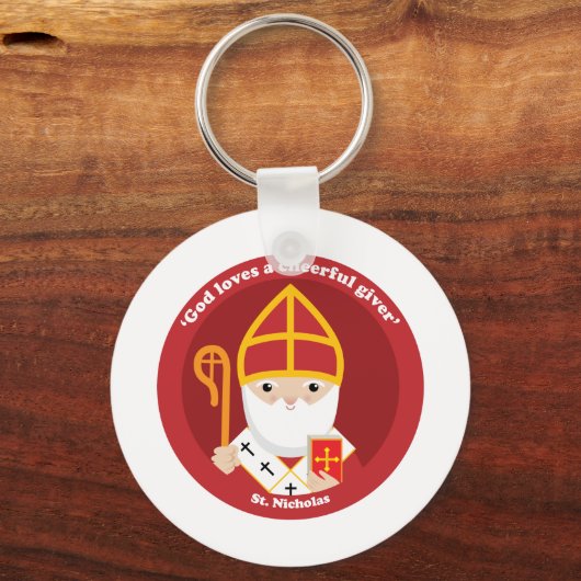 St. Nicholas Sleutelhanger (Voorkant)