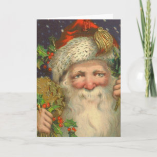 St Nicholas Vintage-kerstkaart Feestdagen Kaart