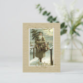 St Nick Christmas Reproduction Briefkaart (Staand voorkant)