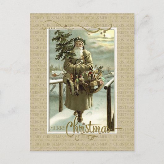 St Nick Christmas Reproduction Briefkaart (Voorkant)