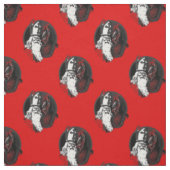 st nick krampus stof (Swatch)