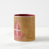 St. Nick St. Nicholas Sinterklaas Waterverf Miter Mok (Midden)