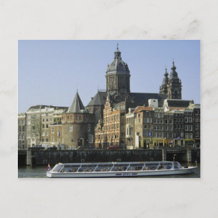 St. Nicolaaskerk en de Toren van Tears, Amsterdam Briefkaart