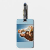 ST. NIETS VAN PADUA - VERLIES NOOIT UW BAGS! BAGAGELABEL (Achterkant verticaal)