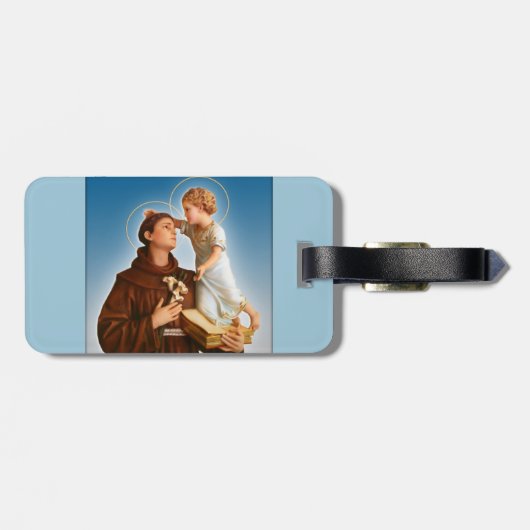 ST. NIETS VAN PADUA - VERLIES NOOIT UW BAGS! BAGAGELABEL (Achterkant horizontaal)