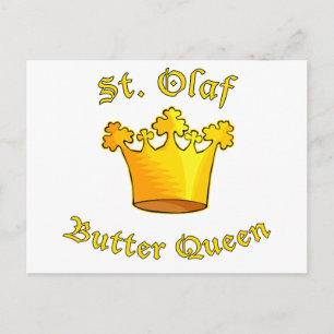 St. Olaf Butter Queen Products Briefkaart