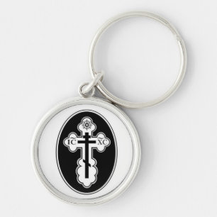 St Olga Orthodox Cross sleutelhanger