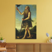 St. Onuphrius (olie op doek) Canvas Afdruk (Insitu (Woonkamer))