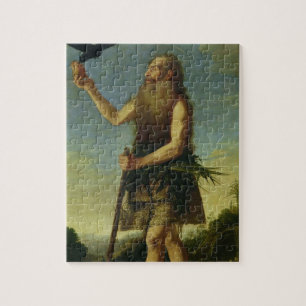 St. Onuphrius (olie op doek) Legpuzzel
