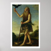 St. Onuphrius (olie op doek) Poster (Voorkant)