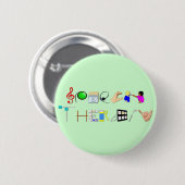 ST op het werk Ronde Button 5,7 Cm (Voorkant /achterkant)