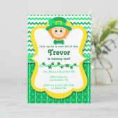 St. Paddy's Day Anniversaire Fête Invitation (Debout devant)