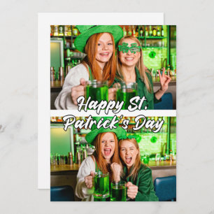 St. Paddy's Day Custom Modern 2-photos Modèle