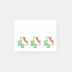 St. Paddy's Day Irish Flag Shamrock Clover Cookies Post-it® Notes