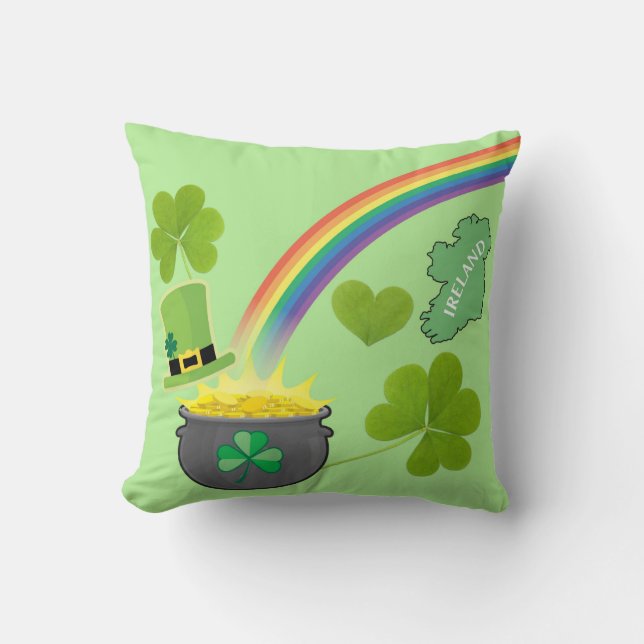 St. Paddys Day Pillow Kussen (Voorkant)