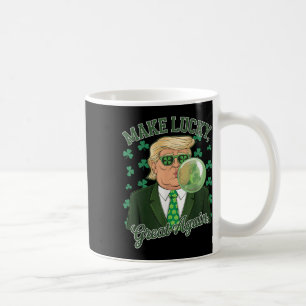 St. Paddys Day Trump Bubble Gum Make Lucky Great Koffiemok