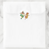 St. Paddy's Odd Couple Ronde Sticker (Tas)