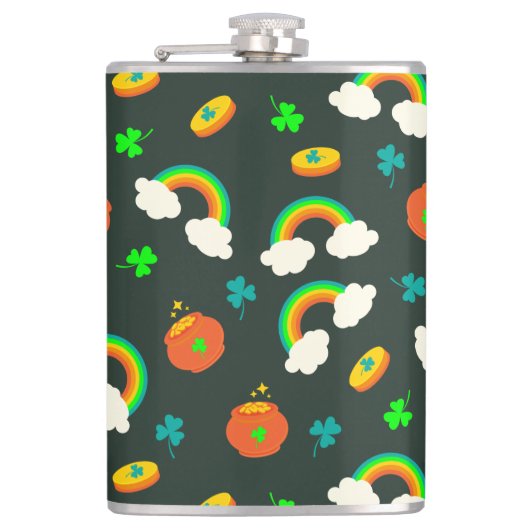 St. Paddy's Pattern Heupfles (Voorkant)