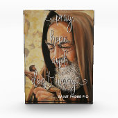 St. Padre Pio | Bekleding witboek offerte Fotoblokken (Voorkant)