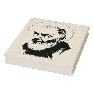 St. Padre Pio Capuchin katholieke priester Rubberstempel