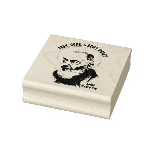 St. Padre Pio Capuchin Priest katholieke Rubber St Rubberstempel