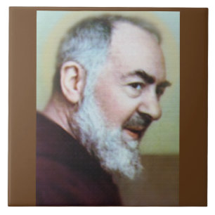 ST PADRE PIO DECORATIVE TIL TEGELTJE