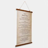 St. Padre Pio Prayer voor genezing Hangend Wandkleed (Gebogen)