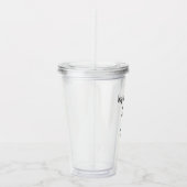 St. Padre Pio Quote Tumbler Acryl Drinkbeker (Rechts)