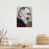 ST-PADRE PIO VAN PIETRELCINA POSTER (Keuken)