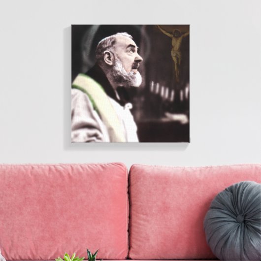 ST PADRE PIO VIERING MIS CANVAS AFDRUK (Insitu (Woonkamer))
