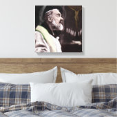 ST PADRE PIO VIERING MIS CANVAS AFDRUK (Insitu (Slaapkamer))