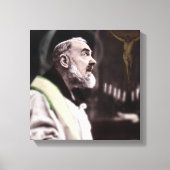 ST PADRE PIO VIERING MIS CANVAS AFDRUK (Voorkant)