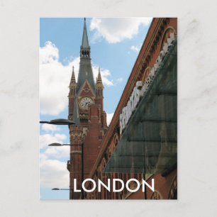 St. Pancras Kings Cross London UK briefkaart