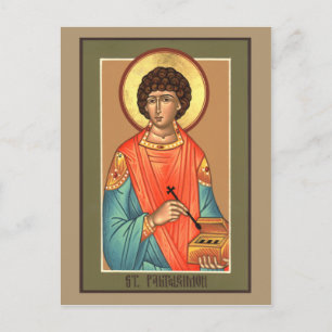 St. Panteleimon Prayer Card Briefkaart