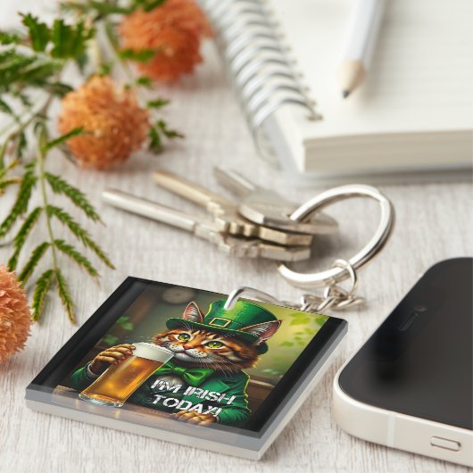 St. Pat Cat Sleutelhanger (Voorkant Rechts)