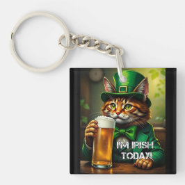 St. Pat Cat Sleutelhanger