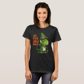 St Pat Rex Day Happy St Patricks Day Rex Leprechau T-shirt (Voorkant volledig)