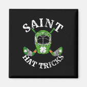 St. Patrick#39; s Day Saint Pet Tricks Hockey Sham Magneet (Voorkant)