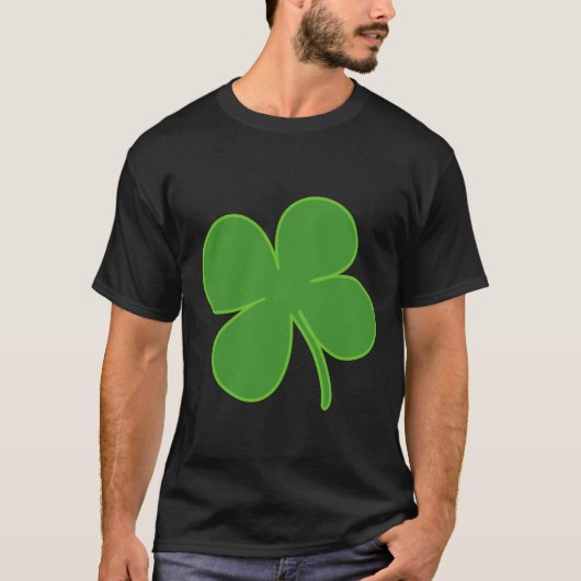 ST.PATRICK 4-LEAF CLOVER T-SHIRTS (Voorkant)
